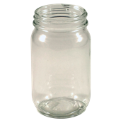 8 oz Clear Glass Economy Mayo Jars