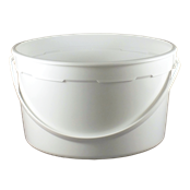 Round Plastic Tub, 1 Gallon plastic tub, 1 gallon container
