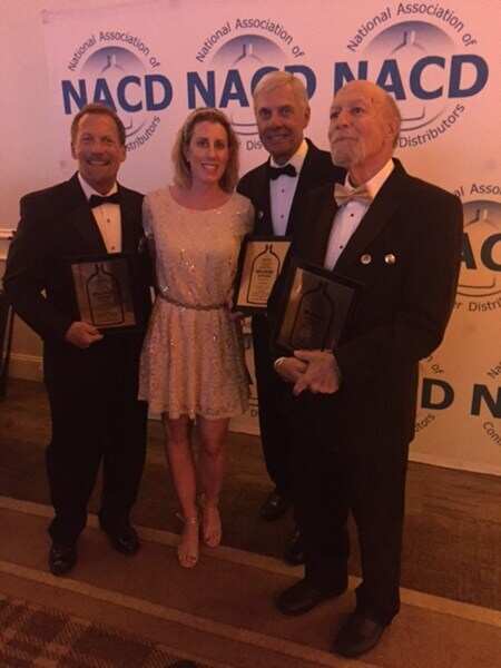 Kaufman Container employers accepting awards at the NACD 