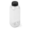 12_oz_Clear_Square_Plastic_Bottle_(Ipec)_with_black_cap