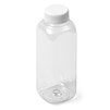 12_oz_Clear_Square_Plastic_Bottle_(Ipec)_with_white_cap