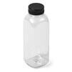 12_oz_Clear_Square_Plastic_Bottle_with_black_flip_top_cap