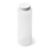 12_oz_Natural_LDPE_Plastic_Cylinder_Bottle_with_white_screw_cap