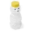 12_oz_natural_ldpe_honey_bear_bottle_with_yellow_cap