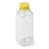 16_oz_Clear_Square_Plastic_Bottle_with_yellow_cap