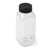8_oz_Clear_Square_Plastic_Bottle_with_black_flip_top_cap