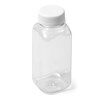 8_oz_Clear_Square_Plastic_Bottle_with_white_screw_cap