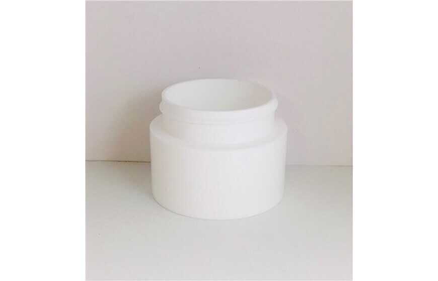 1.5 oz White PP Plastic Cannabis Jar Kaufman Container