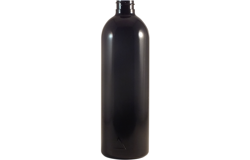 12 oz Bullet Bottles Black Plastic Bottles Kaufman Container