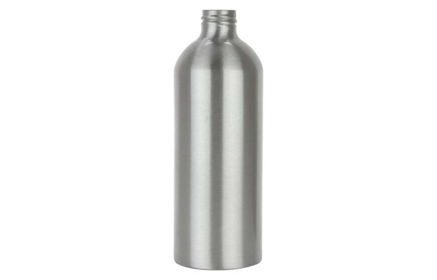 16 oz Silver Aluminum Bottles 100 Recyclable Kaufman Container