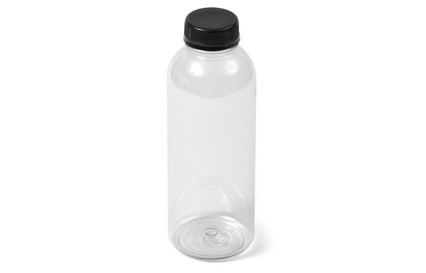 16 oz Clear PET Plastic Bottle Kaufman Container