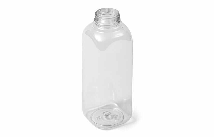 16_oz_Clear_PET_Square_Plastic_Bottle_(Ipec)
