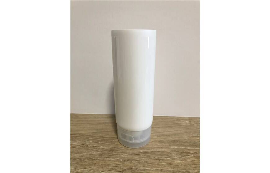 4 oz White LDPE Plastic Tubes with Natural Flip Top Caps Kaufman