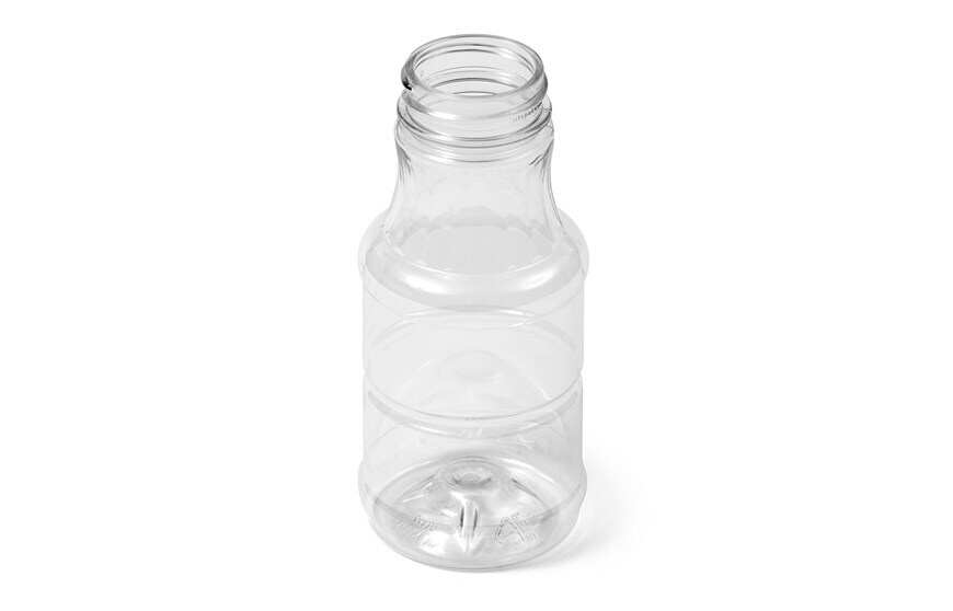 8_oz_Clear_PET_Plastic_Sauce_Bottle