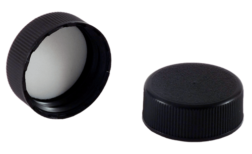 28-400 Black PP Plastic Caps