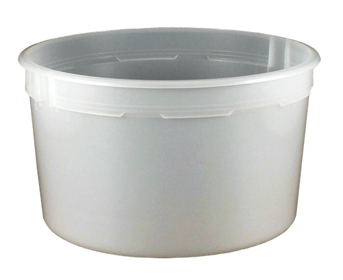 Round Plastic Tubs, Plastic Food Containers, Gallon Containers