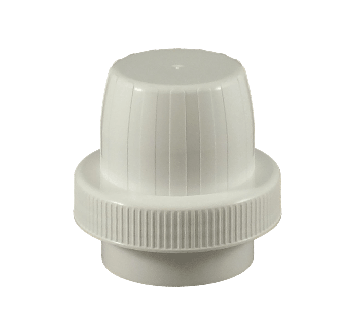 63 mm White PP Detergent Cap Kaufman Container