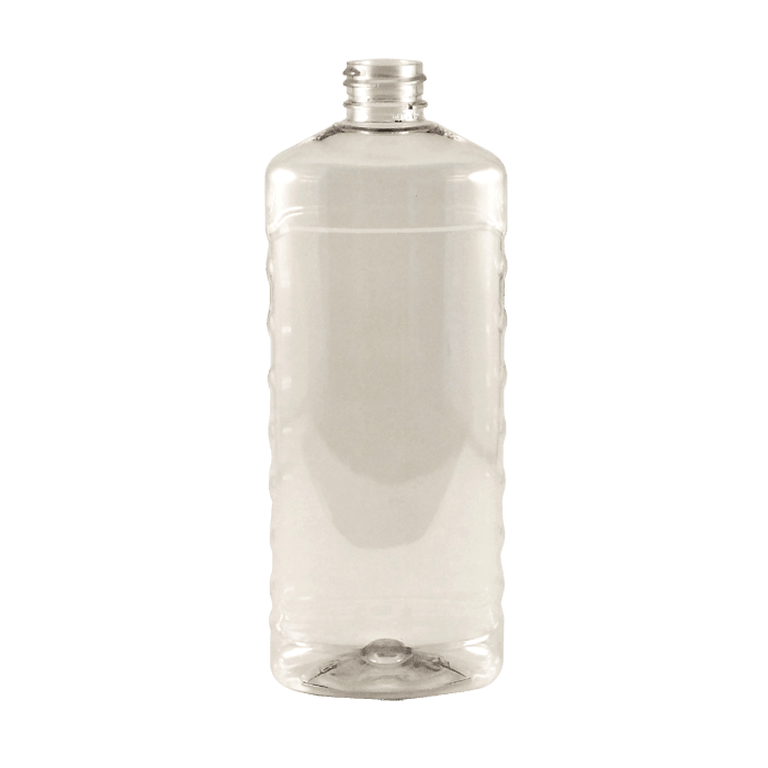 12 oz Clear Plastic Bottle EZ Grip Bottle Kaufman Container