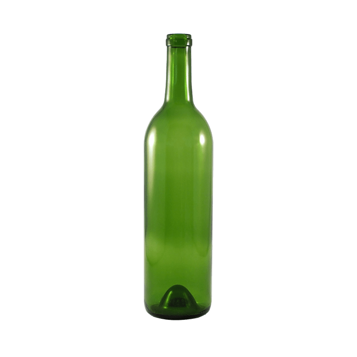 Green Wine Bottles, Colored Wine Bottles, Glass, Cork