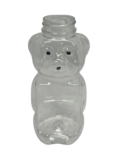 24_oz_Clear_PET_Plastic_Honey_Bear_Bottles