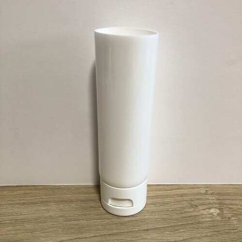 2 oz White MDPE Plastic Tubes with White Flip Top Caps Kaufman Container