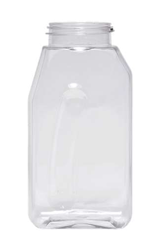 16 oz Square PET Plastic Spice Jars