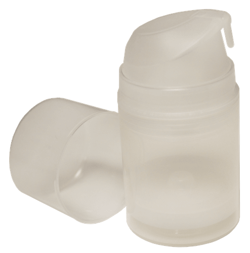 Airless Pump and Bottles, 50 ml Airless Bottles, Airless Pump Natural