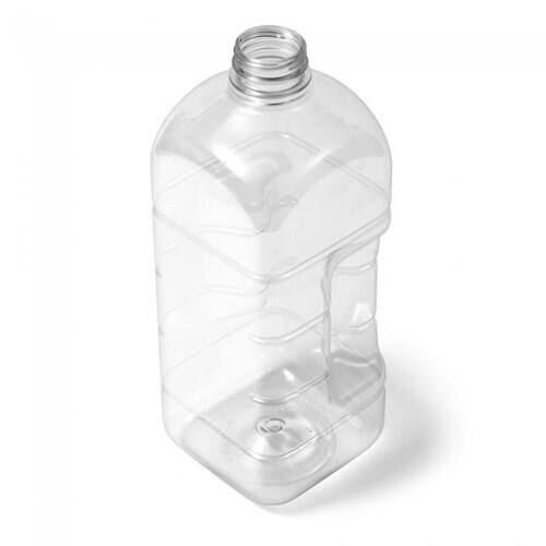 64_oz_Clear_PET_Square_Plastic_Bottle_(DBJ)