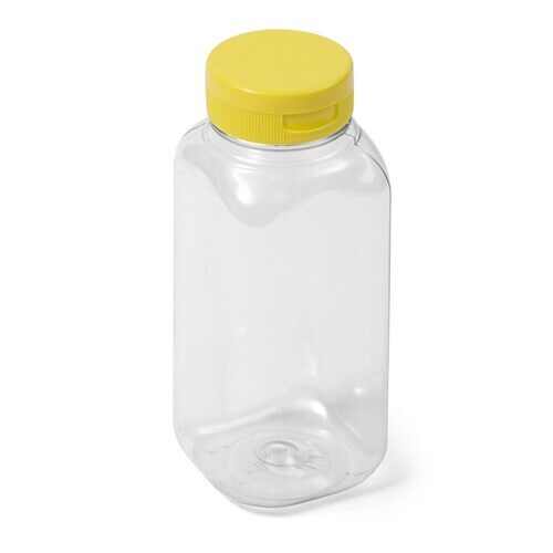 https://www.kaufmancontainer.com/assets/1/14/DimRegular/8_oz_Clear_Square_Plastic_Bottle_with_yellow_cap.jpg
