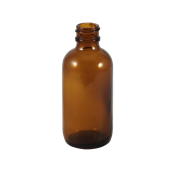 Amber Glass Bottle, Glass Boston Rounds, 2 oz Glass Bottles