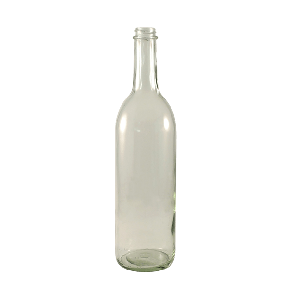 Bordeaux Wine Bottles, Clear Glass Wine Bottle