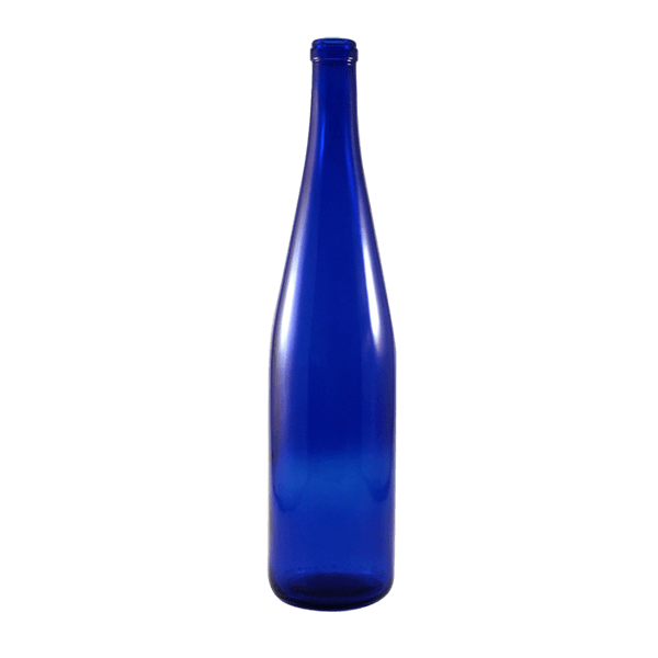 Cobalt Blue Hock Wine Bottles, Cobalt Blue Glass Wine Bottles