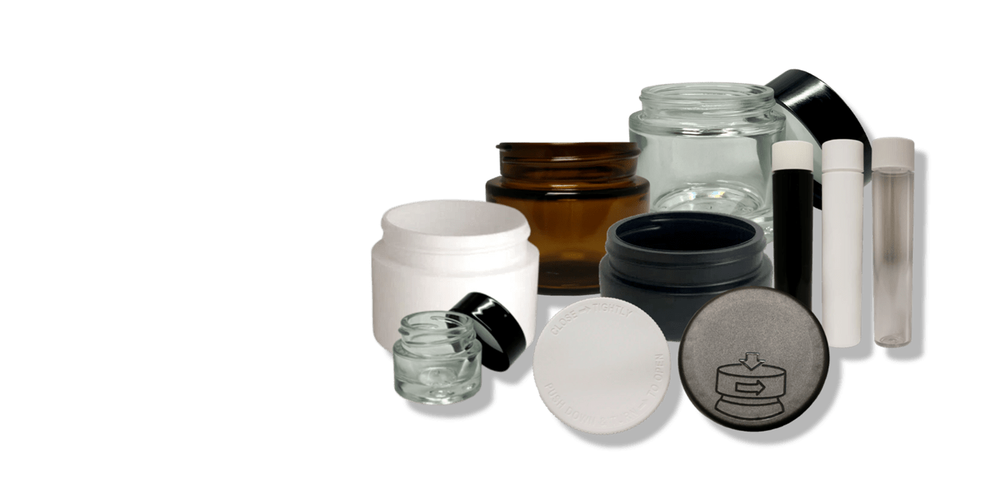 Cannabis Packaging, Glass, Plastic, Child Resistant