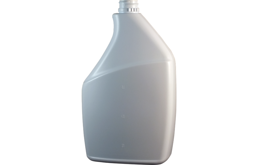 32 oz White HDPE Plastic Spray Bottle with a 28-400 Ratchet Neck Finish. Item #1004494 for Kaufman Container