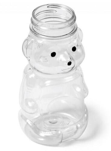 Honey Containers, honey bear bottles, 8 oz plastic honey bear bottle