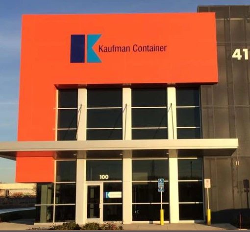 Exterior photo of Kaufman Container offices in Minnesota